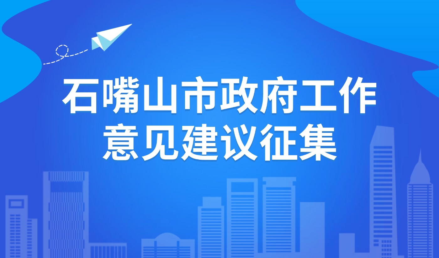 石嘴山市政府工作意见建议征集