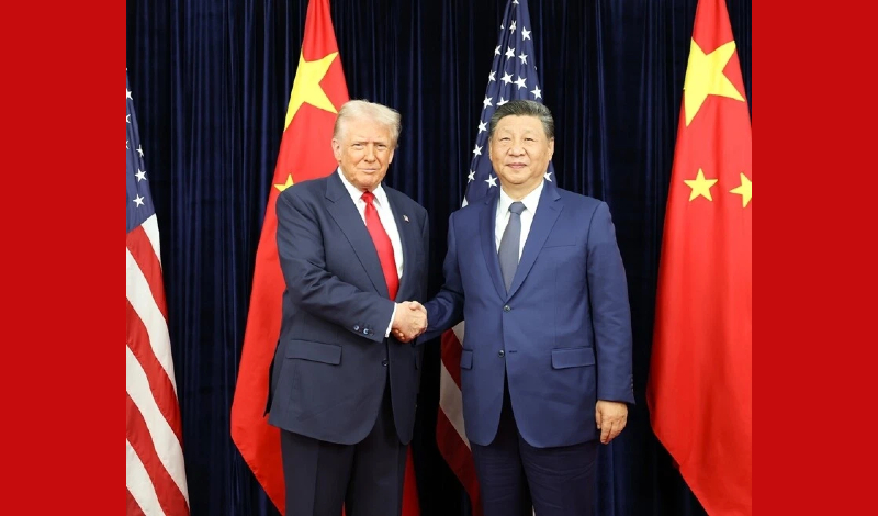 习近平同美国总统特朗普在釜山举行会晤